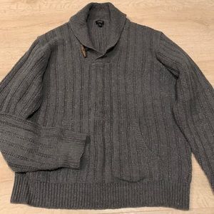 Mens JCrew gray sweater